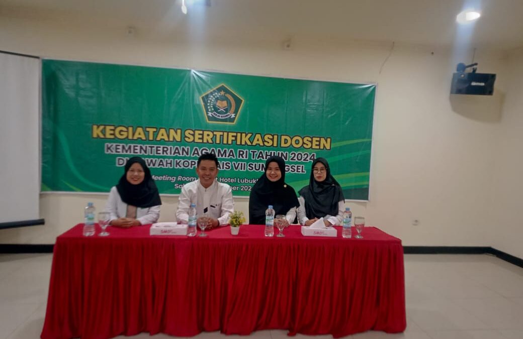 Pasca Sowan ke PWNU Bengkulu, 4 Dosen STIESNU Ikuti Sertifikasi di Kopertais Wilayah VII Palembang