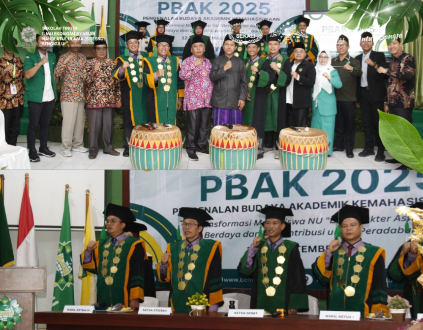Seremoni Ilmiah dan Intelektual: PBAK STIESNU Bengkulu Dibuka Secara Resmi