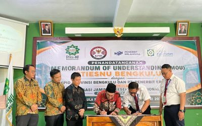 STIESNU Bengkulu Perkuat Sinergi Strategis melalui Penandatanganan MoU dengan KPID Bengkulu dan PT Penerbit Erlangga serta Sosialisasi Program JKN BPJS Kesehatan